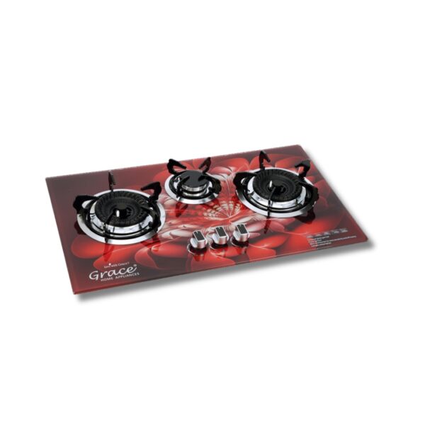 Built-in Glass Hob (3 Burner)(GH-3006)