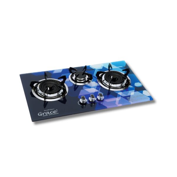 Built-in Glass Hob (3 Burner)(GH-3016)