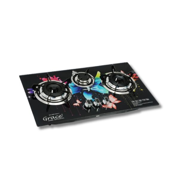 Built-in Glass Hob (3 Burner)(GH-3018)