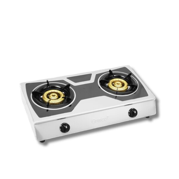 Steel Table Top Cooker (2 Burner)(G-21)(B-16)