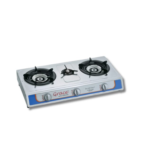 Steel Table Top Cooker (3 Burner)(G-37)