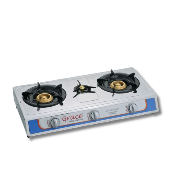 Steel Table Top Cooker (3 Burner)(G-17)