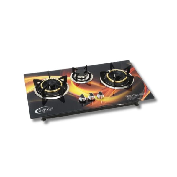 Built-in Glass Hob (3 Burner)(GH-3002)