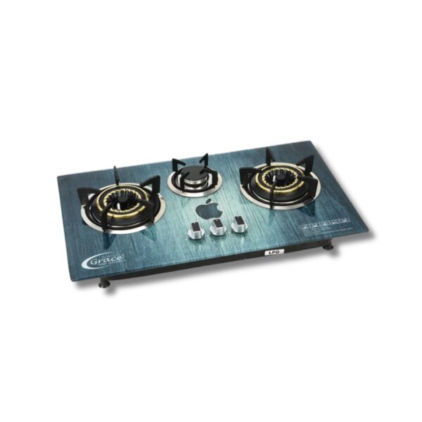 Built-in Glass Hob (3 Burner)(GH-3012)