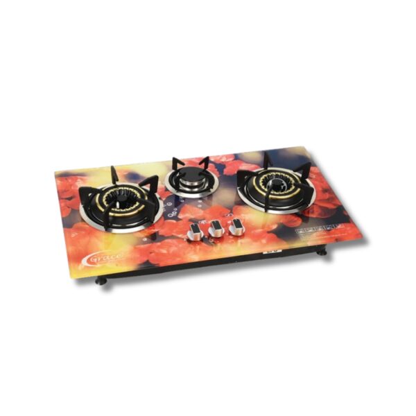 Built-in Glass Hob (3 Burner)(GH-3022)