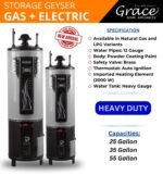 WGS-35 Gallons Supreme Geyser (ELECTRIC & GAS) - Image 2